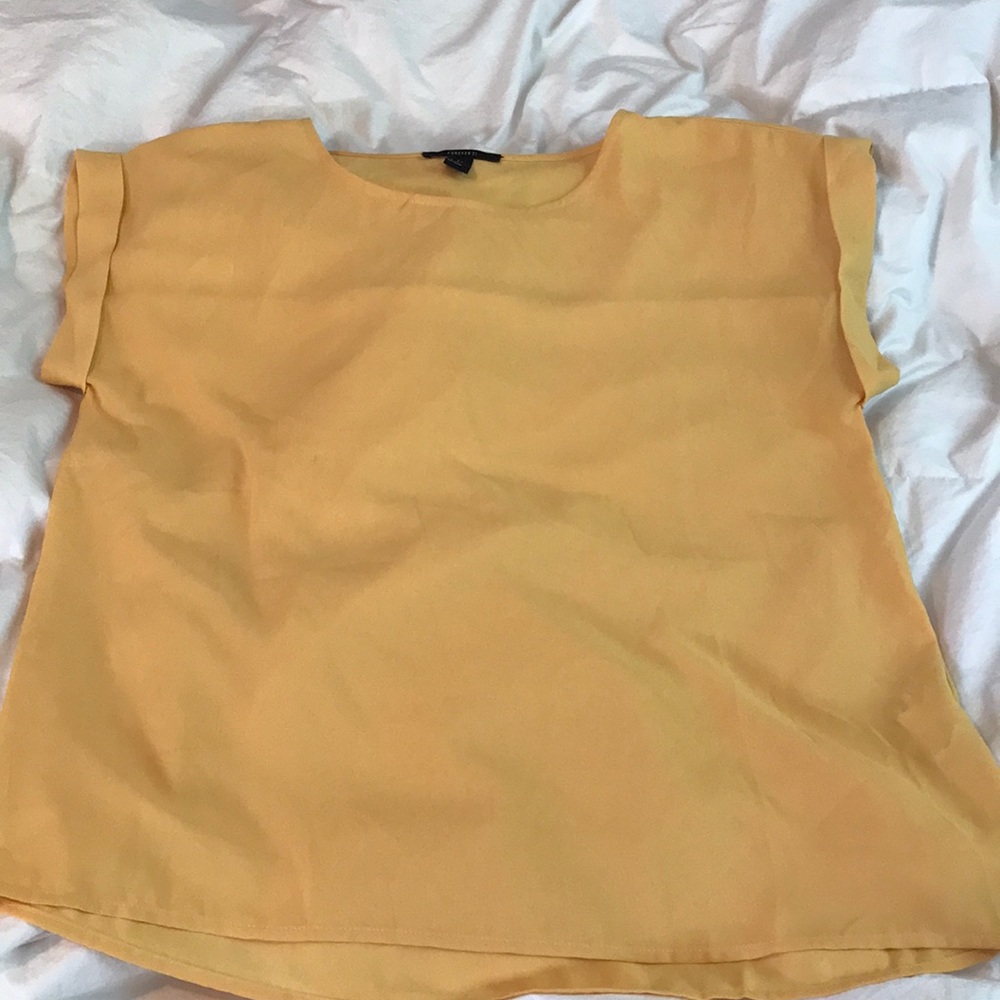 Forever 21 Yellow Blouse